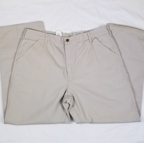 Carhartt Loose Fit Canvas Carpenter Jean's 40×30 - Picture 3 of 5